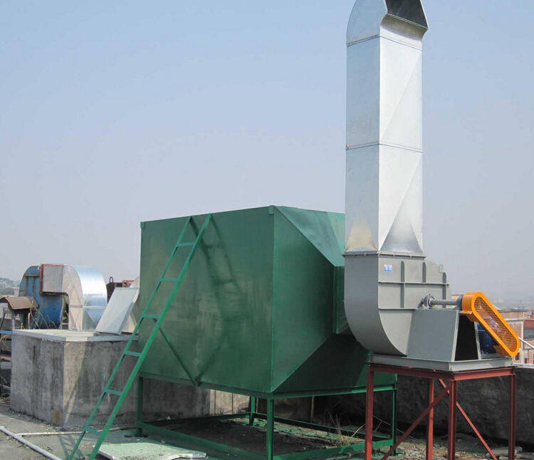 
为东莞石排华鸿电子厂设计安装废气治理工程